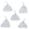 Blue Knotted Baby Cap (Pack of 5)