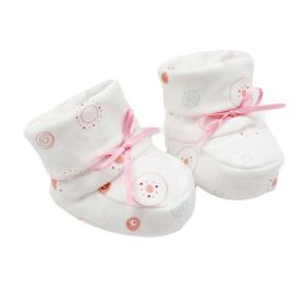 White Double Layer Cotton Soft Sole Baby Shoes Cute Infant Shoes Boy Girl Shoes