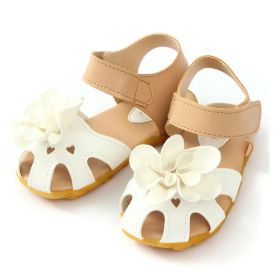 New Arrival Summer Cool Baby Girls Sandals Shoes Skidproof Toddlers Infant Children Kids Flower Shoes PU Leather Size 21-30