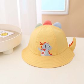 Baby Cartoon Dinosaur Embroidered Pattern Cute Sunshade Bowl Hats