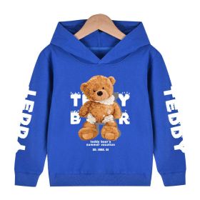 Baby Boy Slogan And Bear Print Pattern Long Sleeve Hoodie With Hat