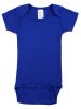 Blue Interlock Short Sleeve Bodysuit Onezie