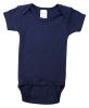 Navy Interlock Short Sleeve Bodysuit Onezie