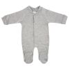 Heather Grey Closed-toe Sleep & Play